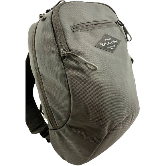 Sherpani Other - Sherpani Vespa Backpack Black Nylon Travel Daypack Laptop Bag Women's O/S NWOT